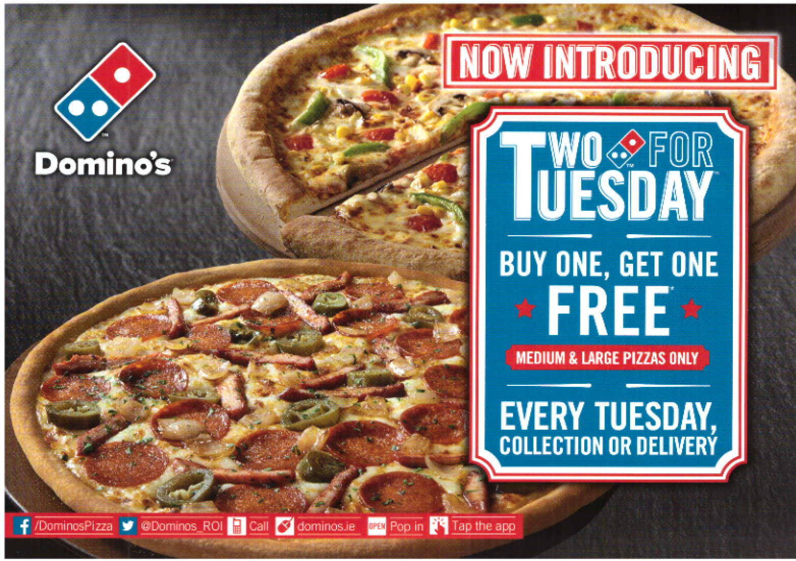 Domino's Two For Tuesday - Citywest Shopping Centre - Citywest Shopping 