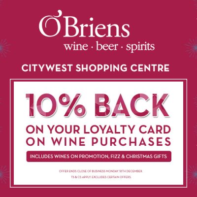 OBriens Citywest Loyalty Dec