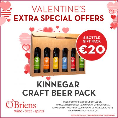 OBriens Instore Valentines Day Beer