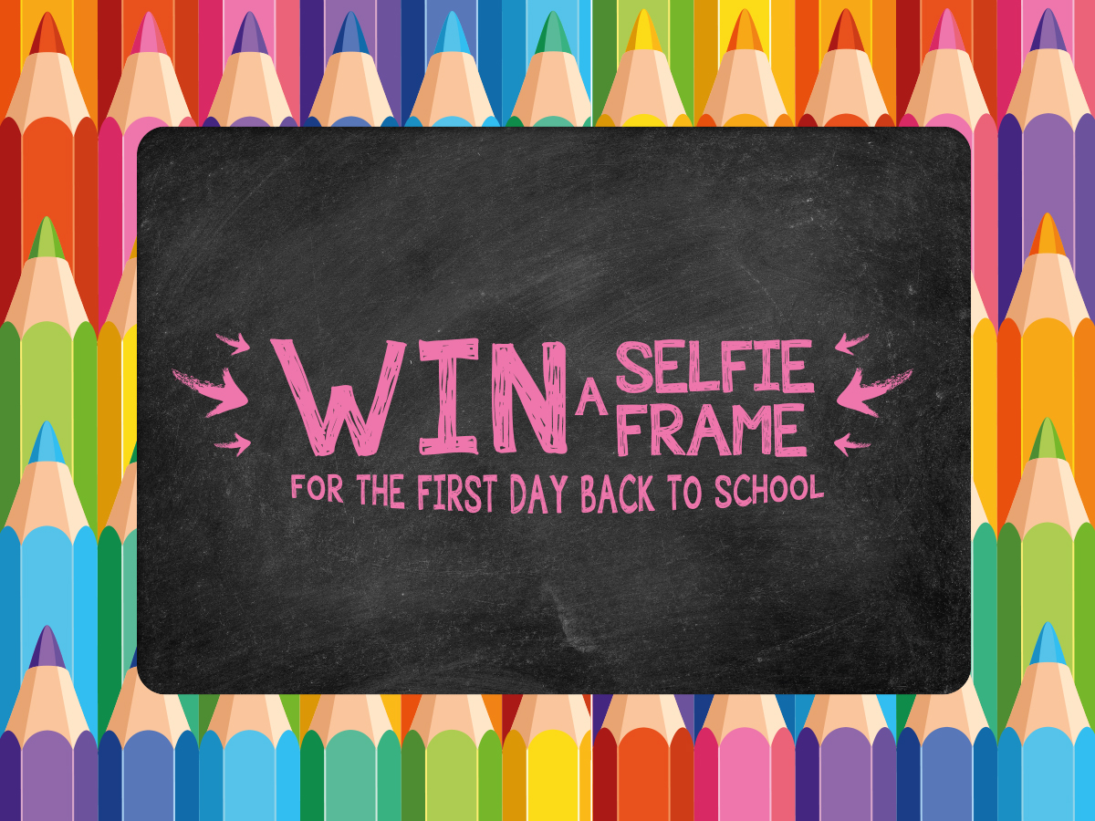 Competition: Win 1 of 10 Selfie Frames to Celebrate Back to School!